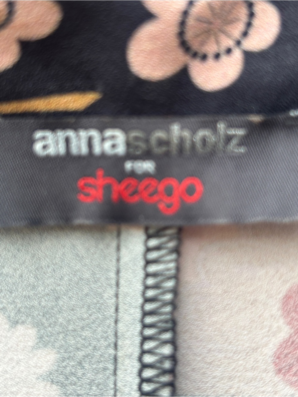 Anna Scholz for Sheego Butterfly Floral Dress Women 16 Black Pink Y2K Art Girl - Picture 3 of 10